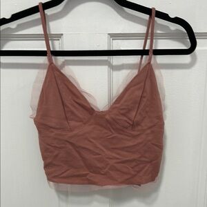 Silence + Noise Pink Cami Top